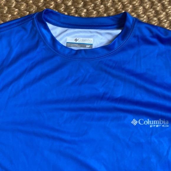 NWOT Columbia PFG Long Sleeve Blue Shirt - small - Picture 2 of 5